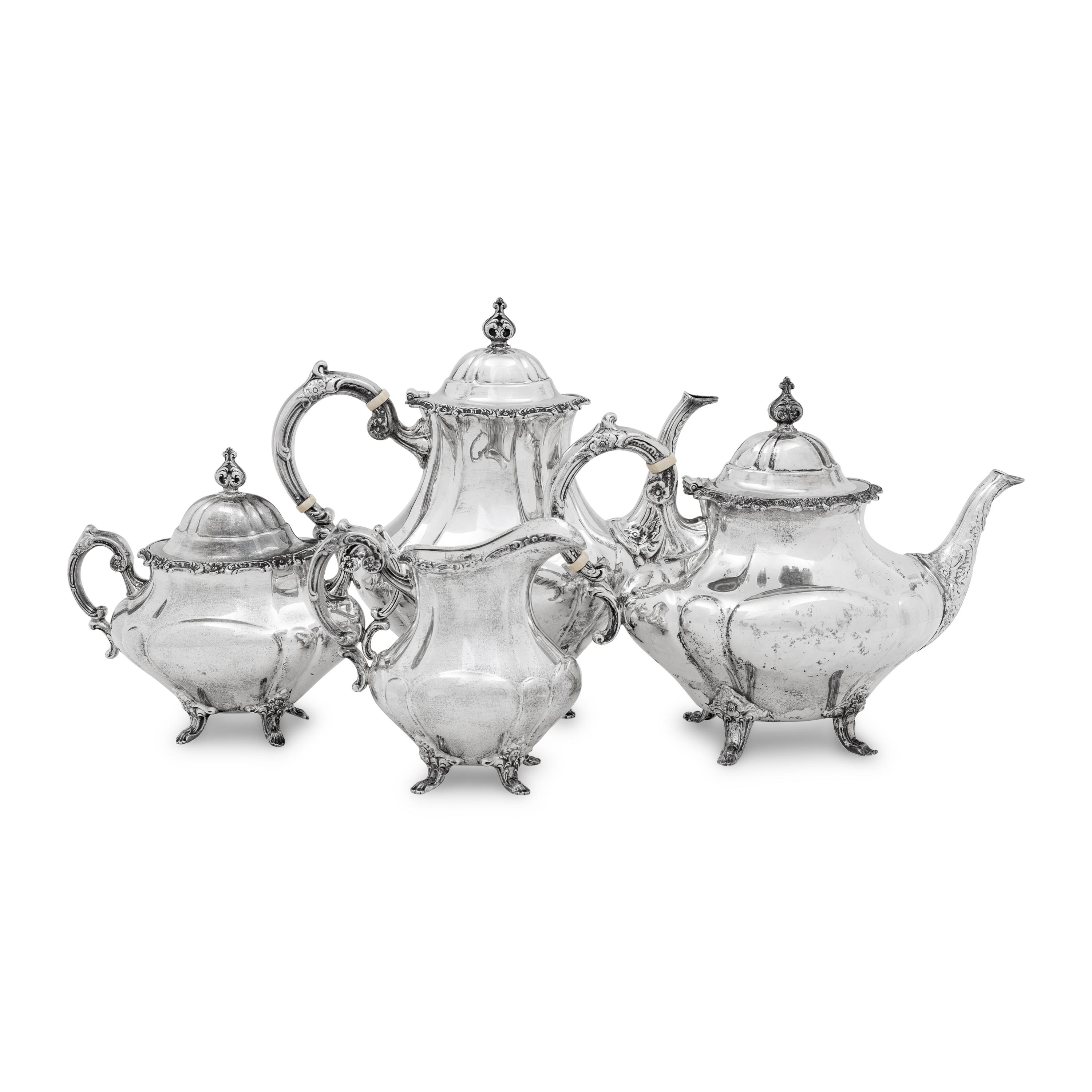 An American Silver Four-Piece Tea and Coffee Service