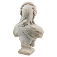 A Continental Marble Bust of Marie Antoinette
