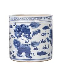 Seven Blue and White Porcelain Articles