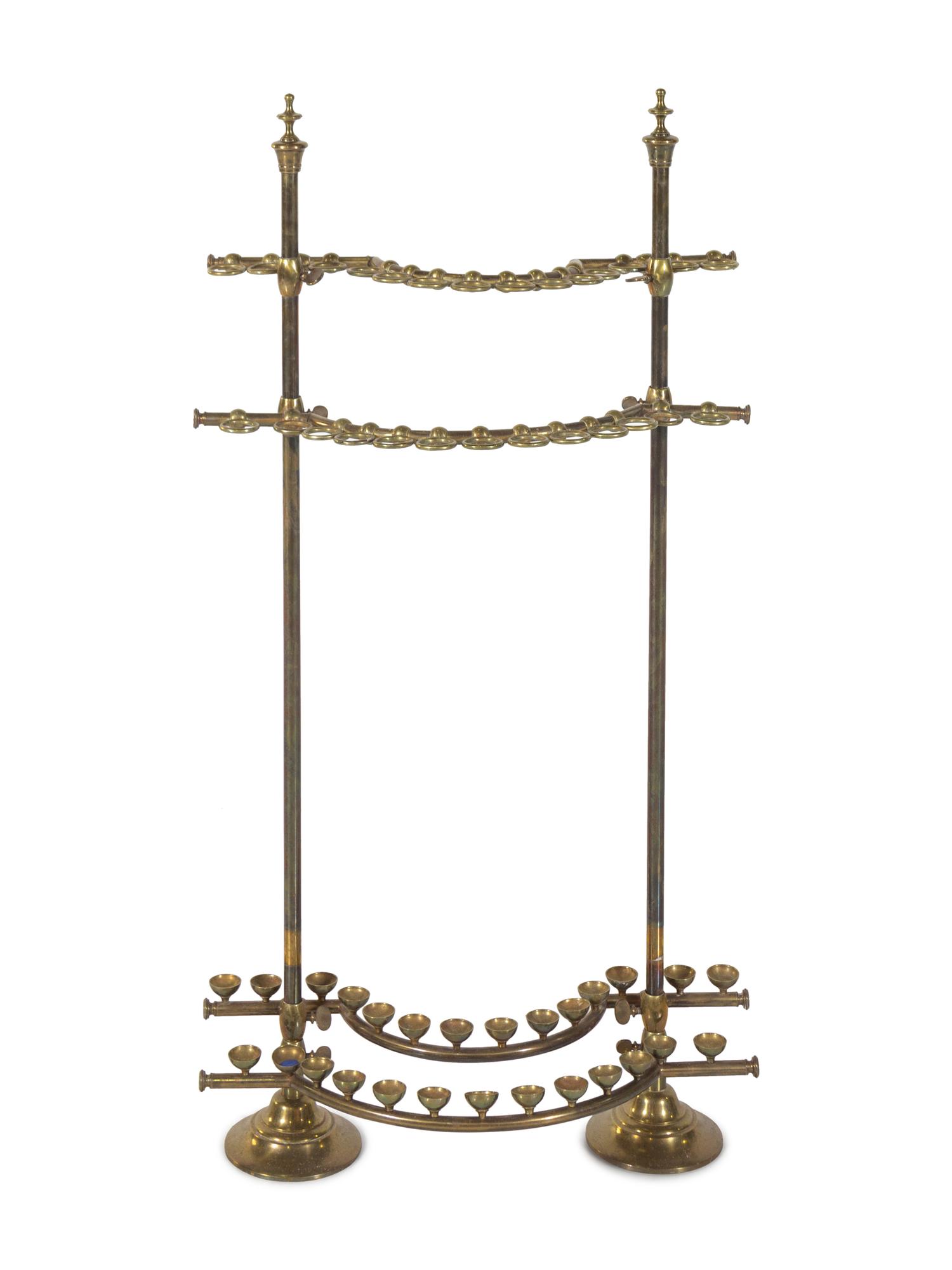 An English Brass Cane Stand