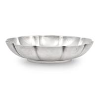 An American Sterling Silver Lobed Footed Dish