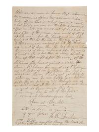 [CIVIL WAR]. Soldier's letter from Samuel Conklin, 141st PA Vols, recounting his and others' wounds sustained at the Battle of Chancellorsville. 20 May 1863.