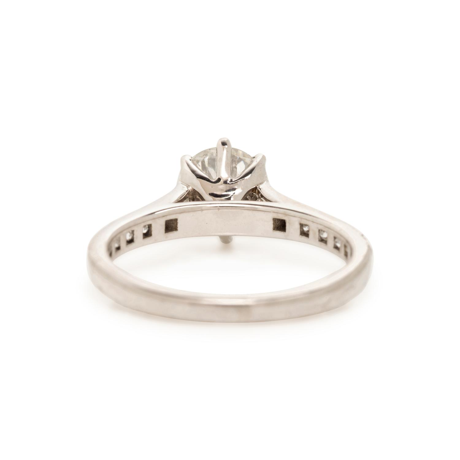 Diamond and Platinum Ring