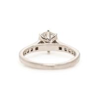 Diamond and Platinum Ring