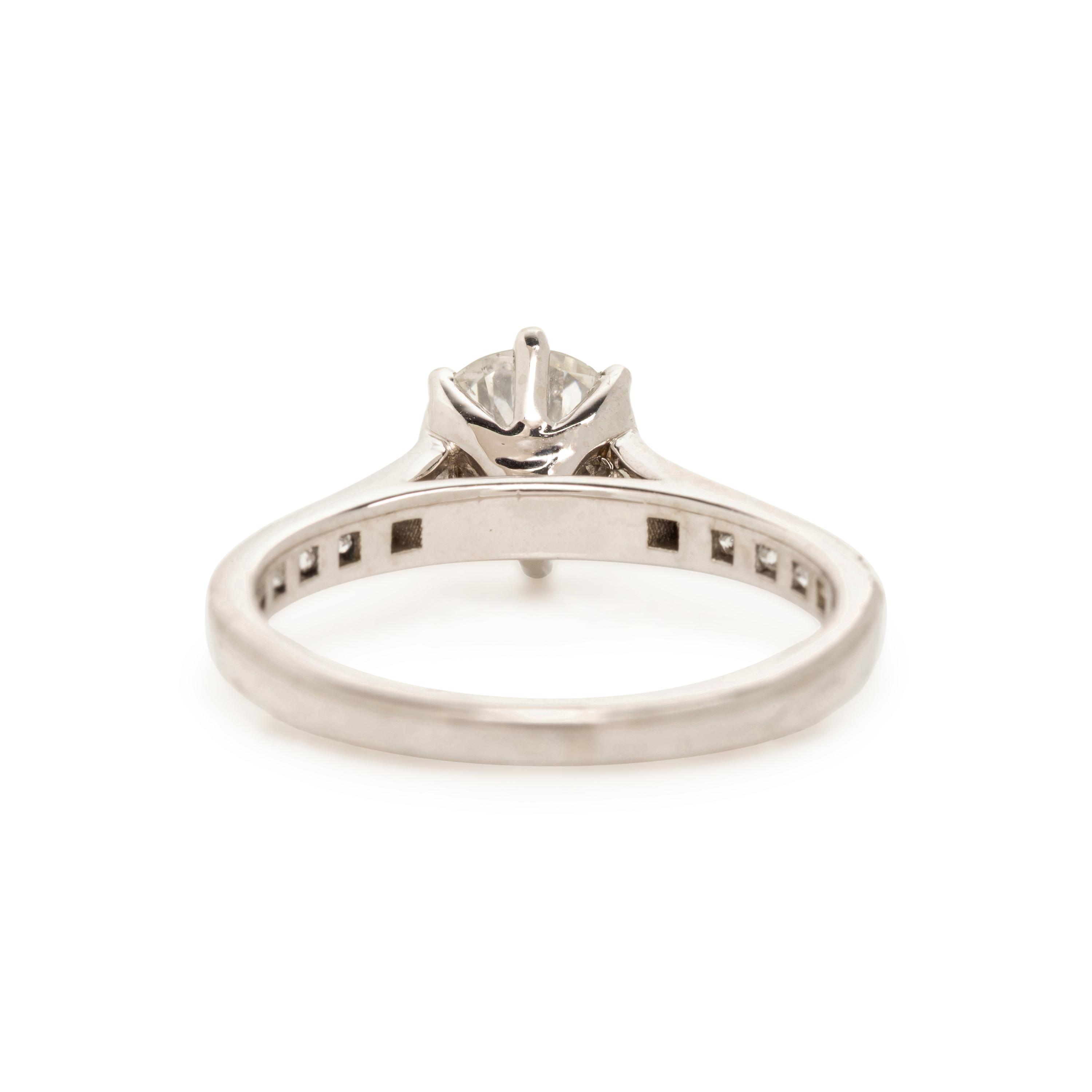 Diamond and Platinum Ring