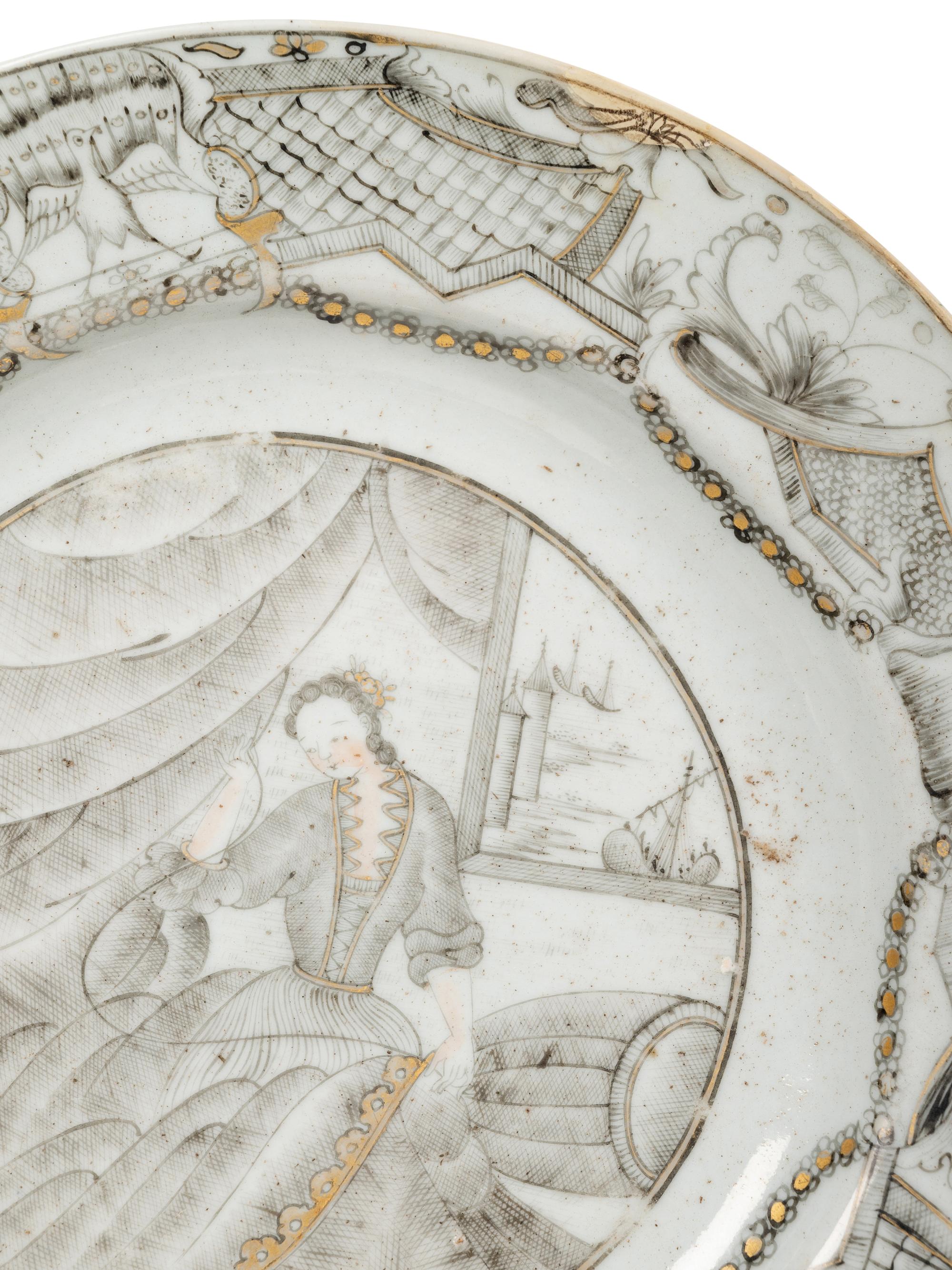 Seven Chinese Export Porcelain Articles