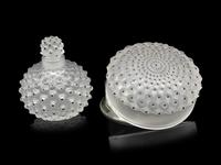 Two Lalique Cactus Table Articles