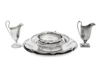 A Group of Nine American Silver Table Articles