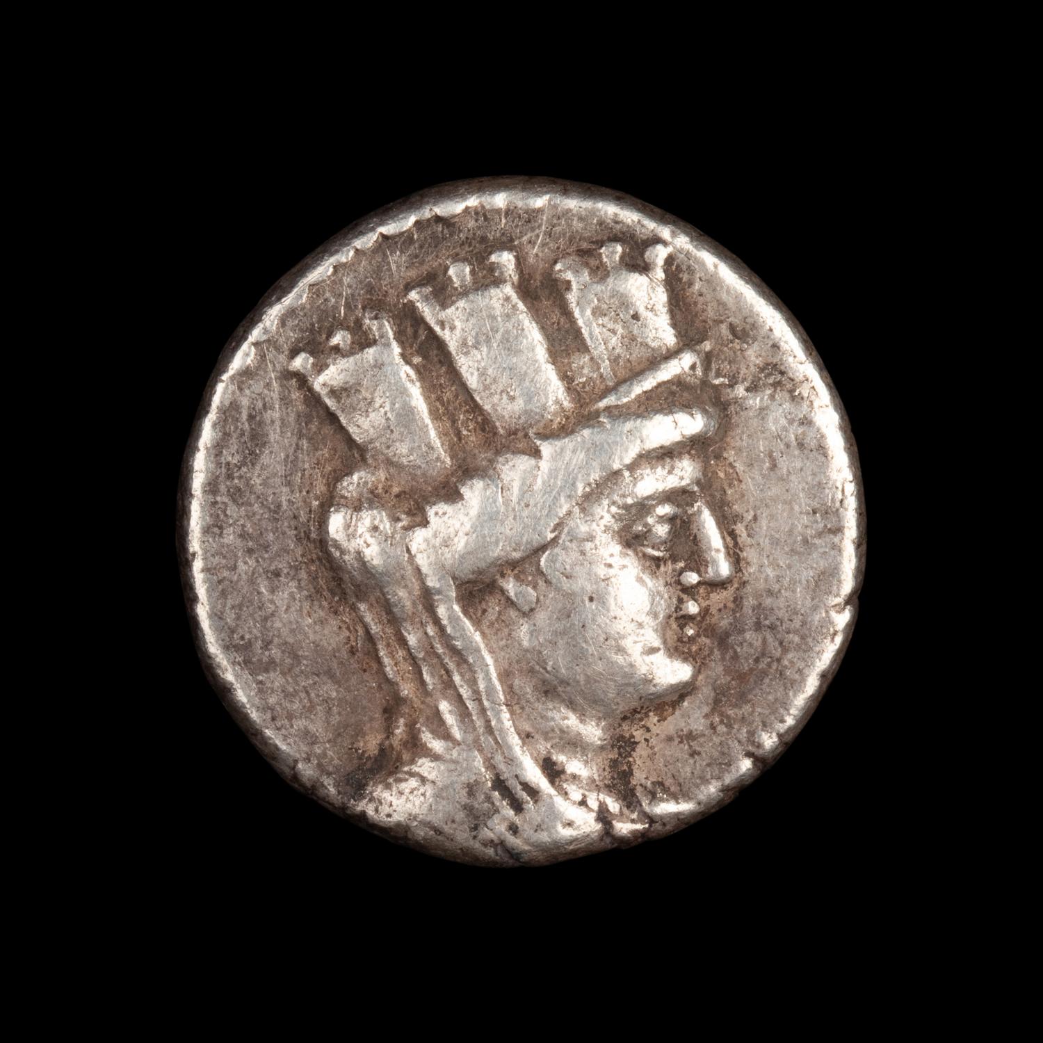[ANCIENT] PHONECIA. Aradus. Tyche/Nike. AR Tetratrachm (c. 60 BCE)