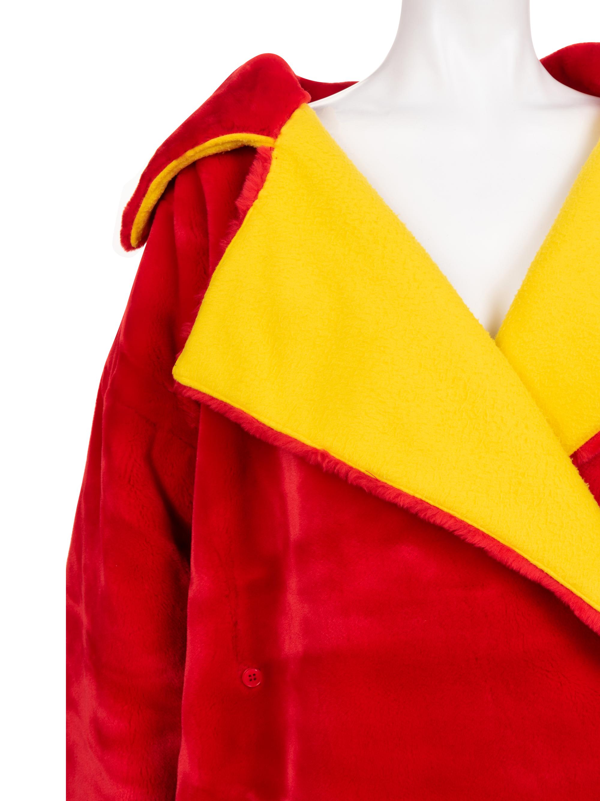 Two Jean de Castelbajac Plush Coats, 1990s