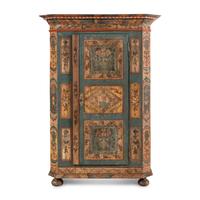 An Austrian Polychrome Painted Kast