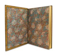 An Extra-Large Folio Fine Gilt Tooled Leather Bound Blank Book