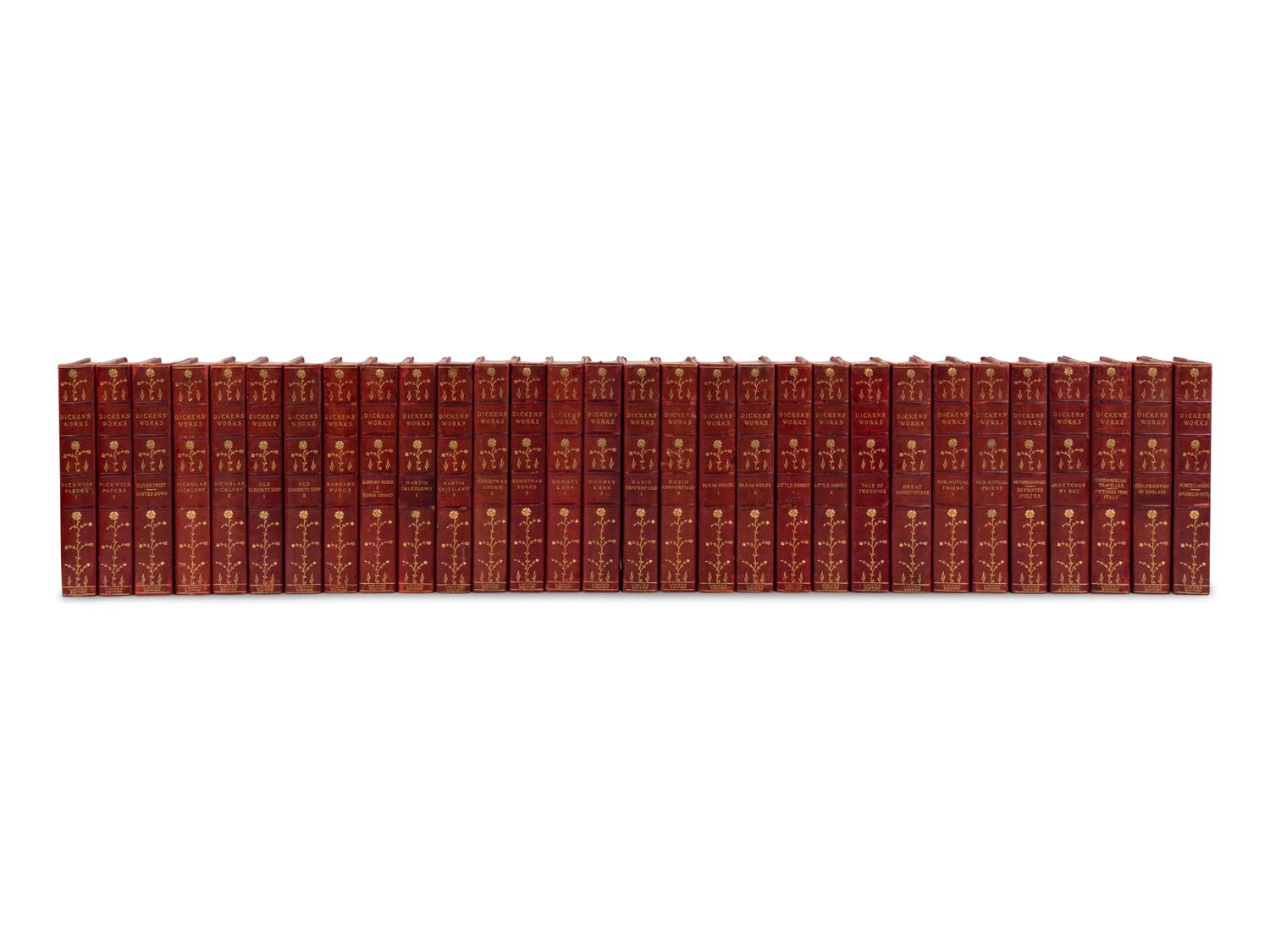 DICKENS, Charles (1812-1870). Works. London: Hawarden Press, 1899.