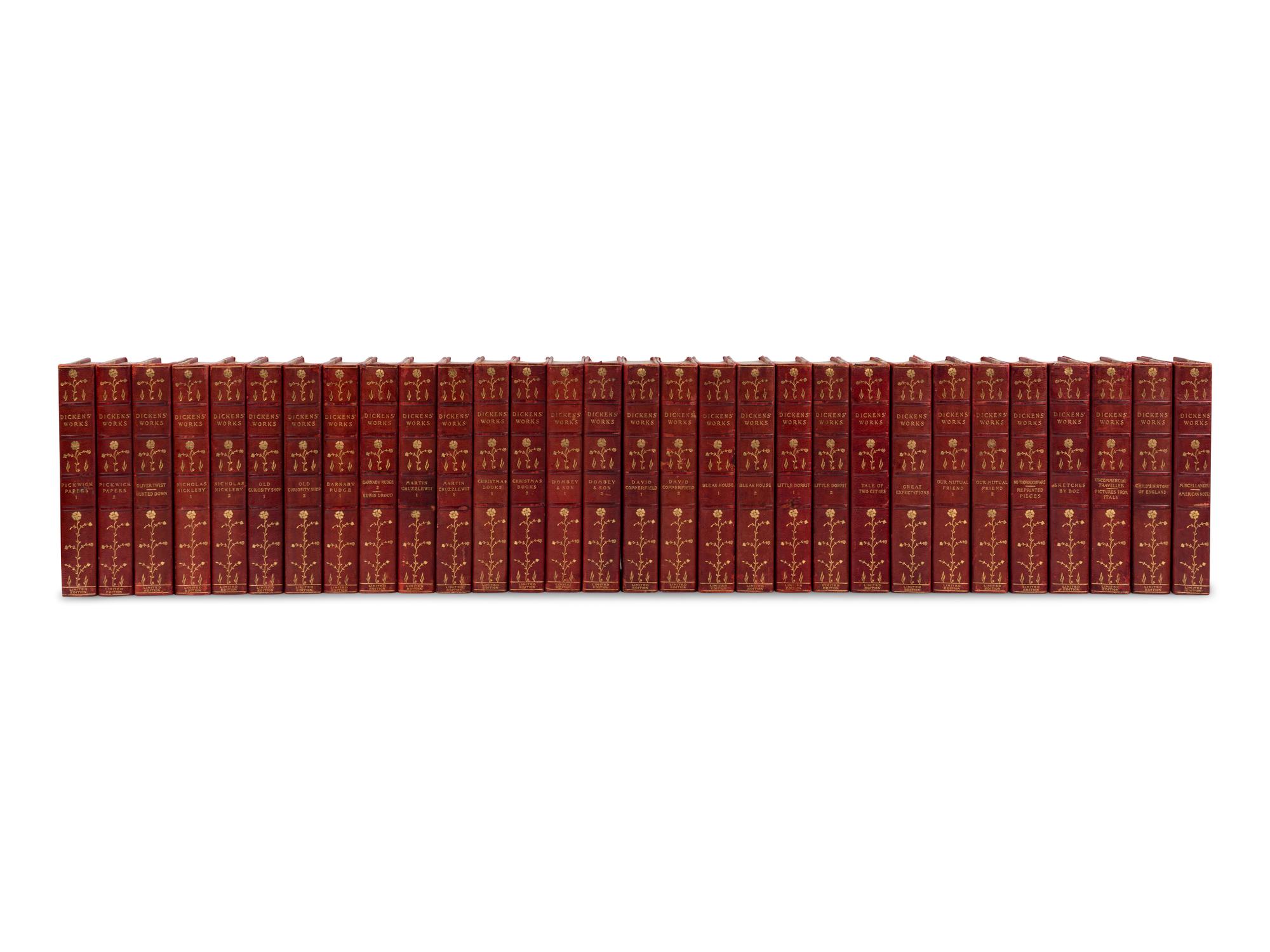 DICKENS, Charles (1812-1870). Works. London: Hawarden Press, 1899.
