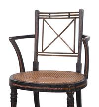 A Pair of Regency Painted Armchairs