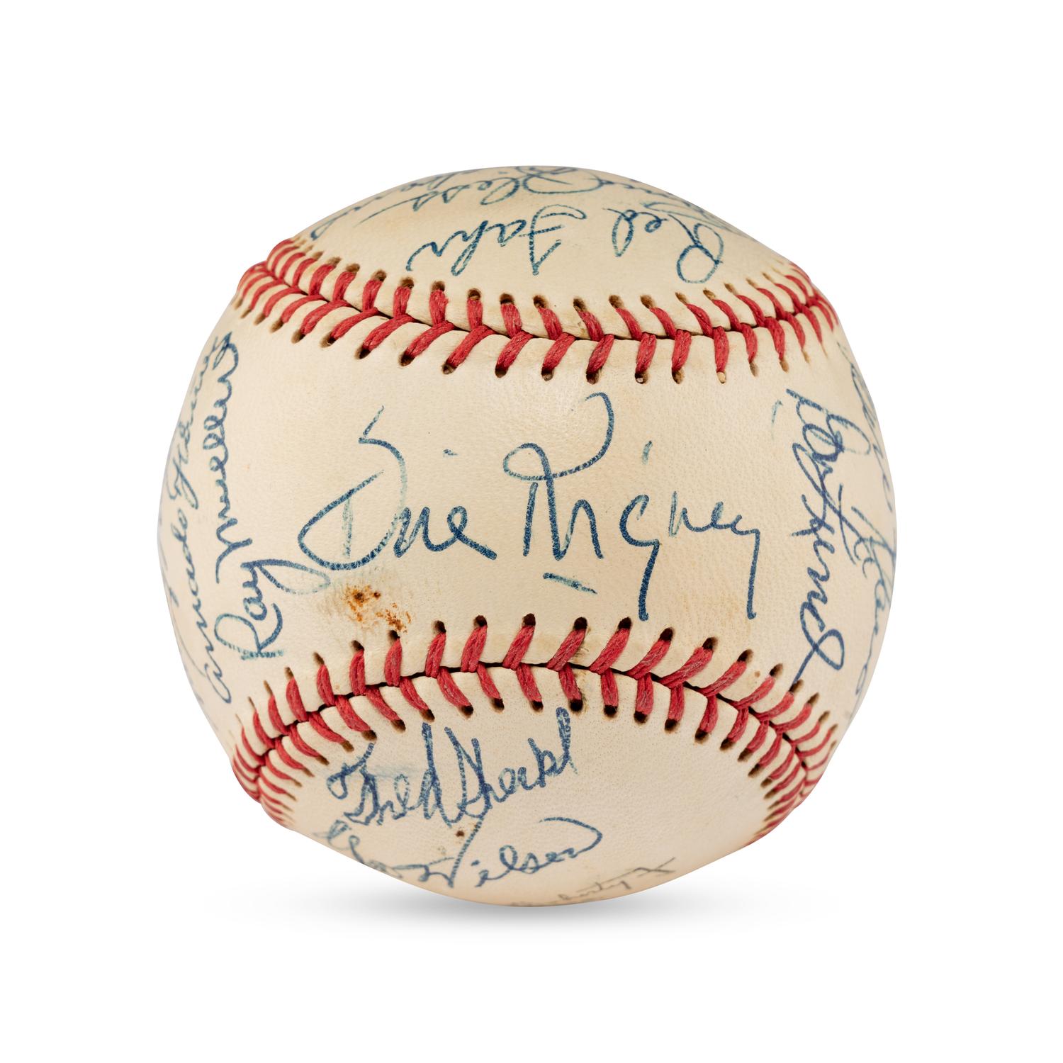 A 1954 Minneapolis Miners Team Signed Autograph Baseball
