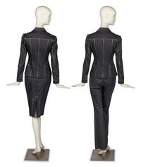 Christian Dior, Pinstripe Three-Piece Set, 1990-2000s