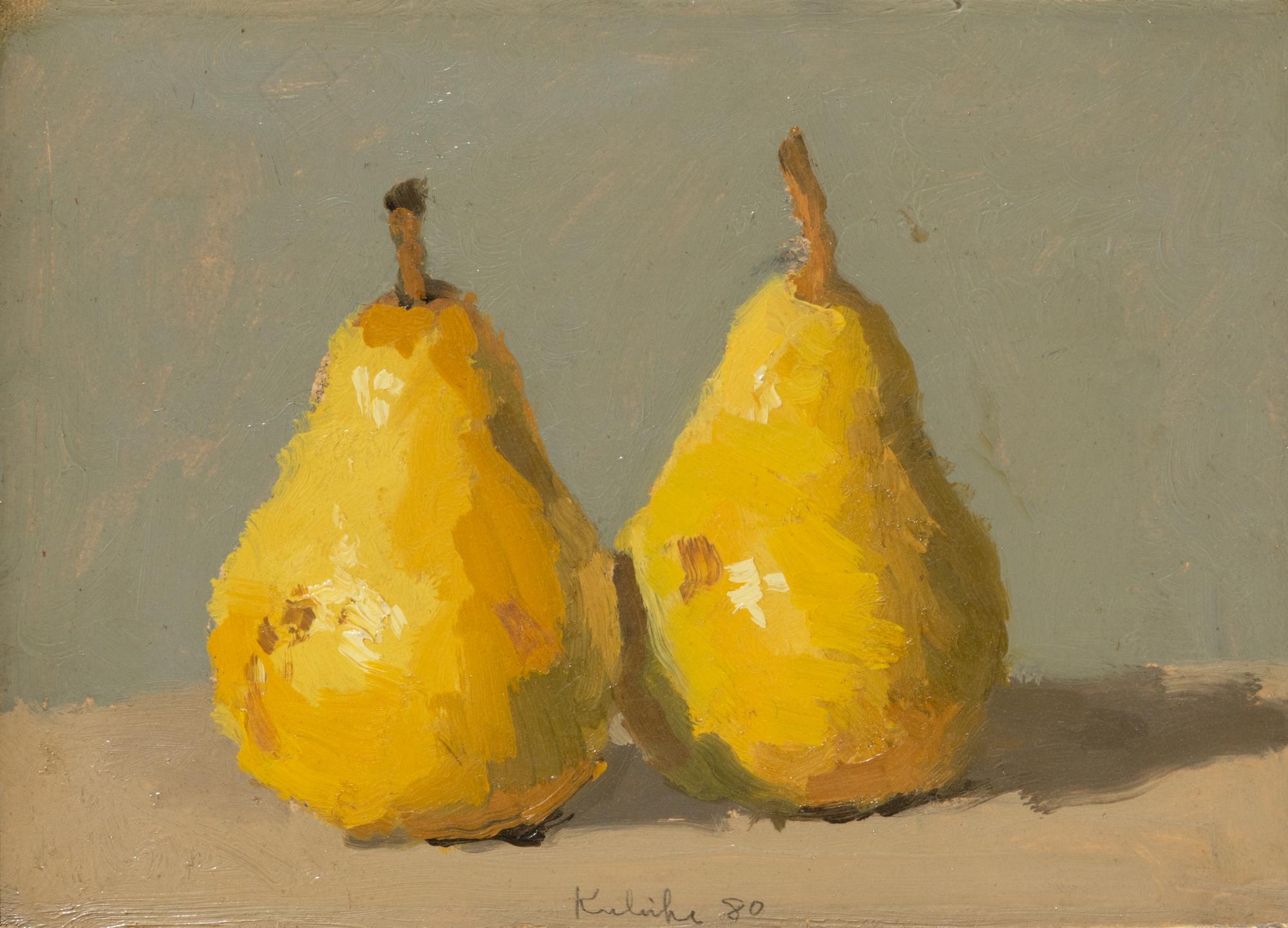 Two Yellow Pears , 1980