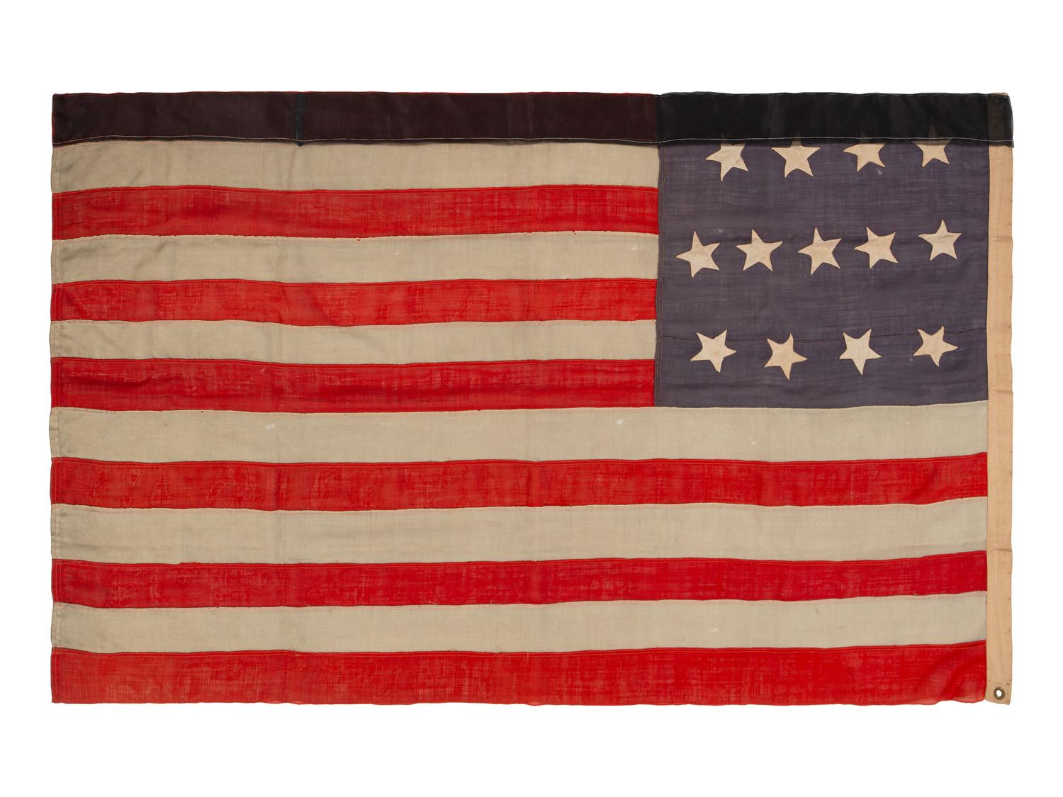 [FLAGS]. 13-star American flag. Ca late 19th-early 20th century.