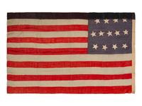 [FLAGS]. 13-star American flag. Ca late 19th-early 20th century.