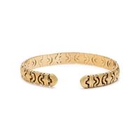 YELLOW GOLD CUFF BRACELET