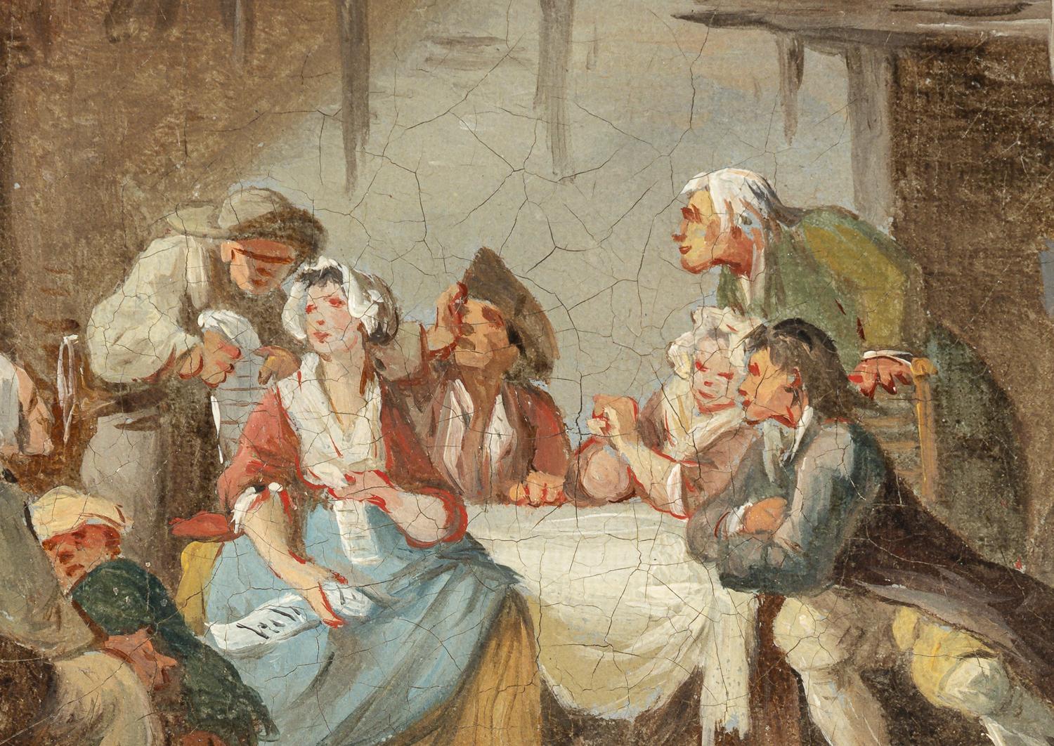 A Group of Three Continental Paintings