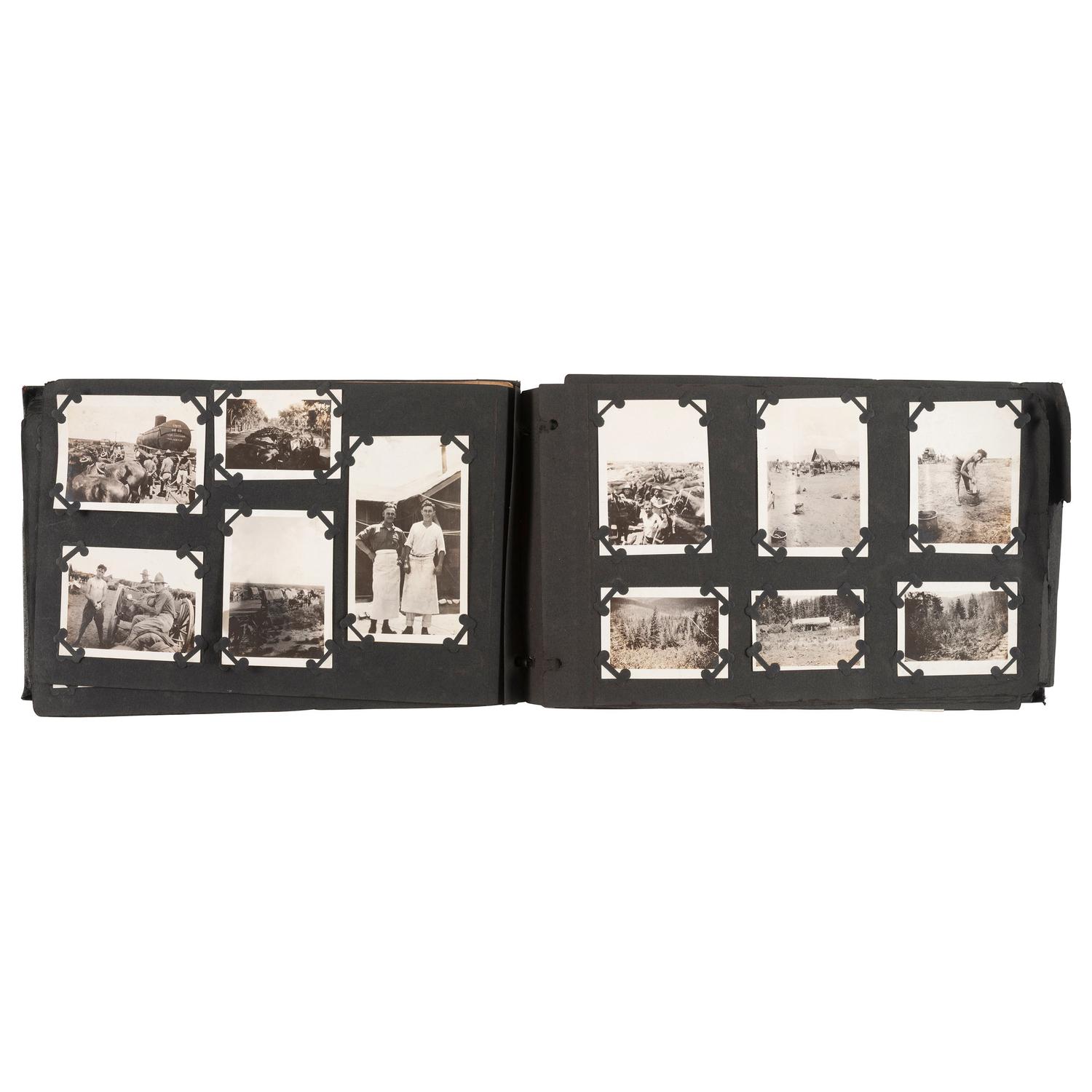 [Mexican Border War] Group of RPPCs and Albums from the Mexican Border War, incl. Fort Bliss and Eagle Pass.
