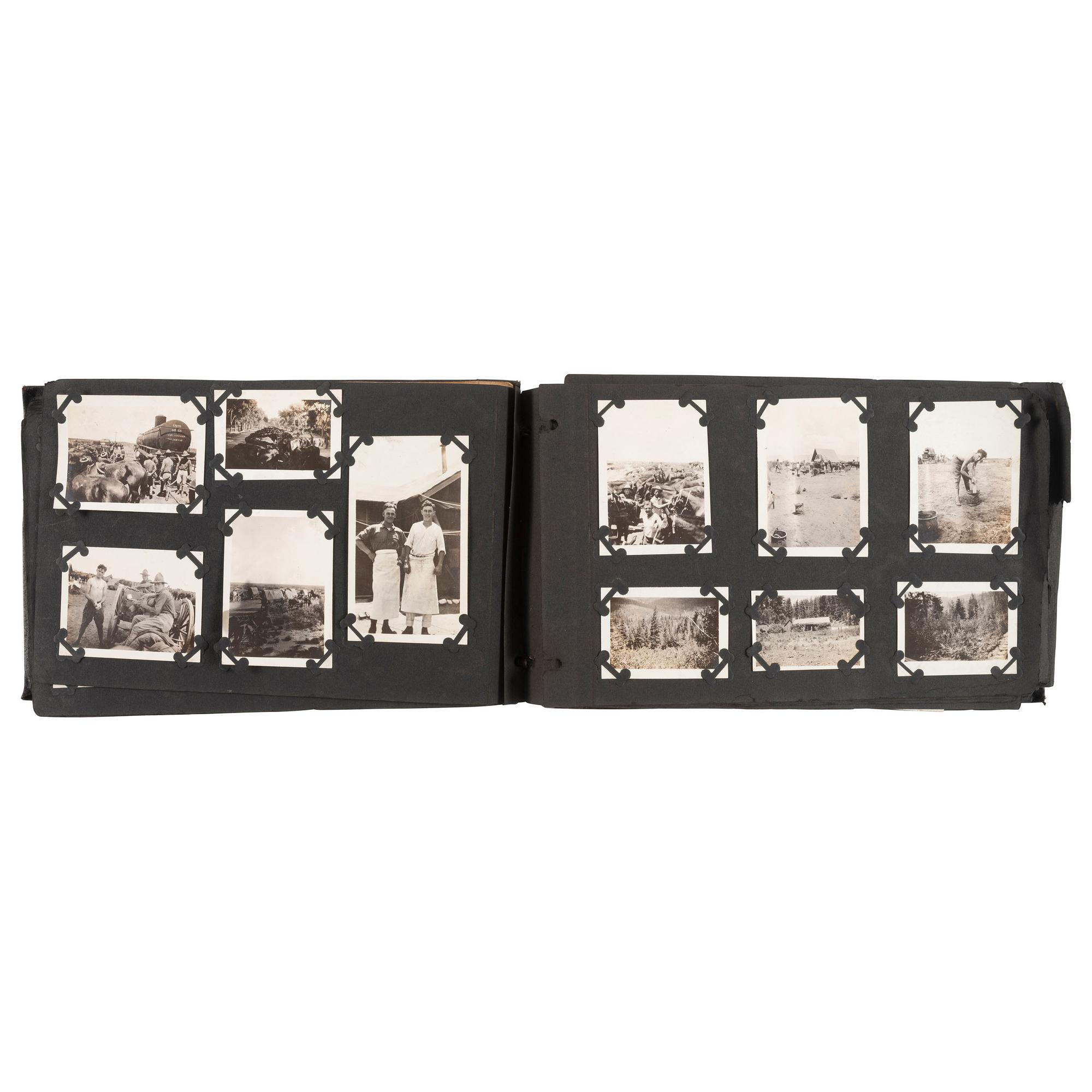 [Mexican Border War] Group of RPPCs and Albums from the Mexican Border War, incl. Fort Bliss and Eagle Pass.