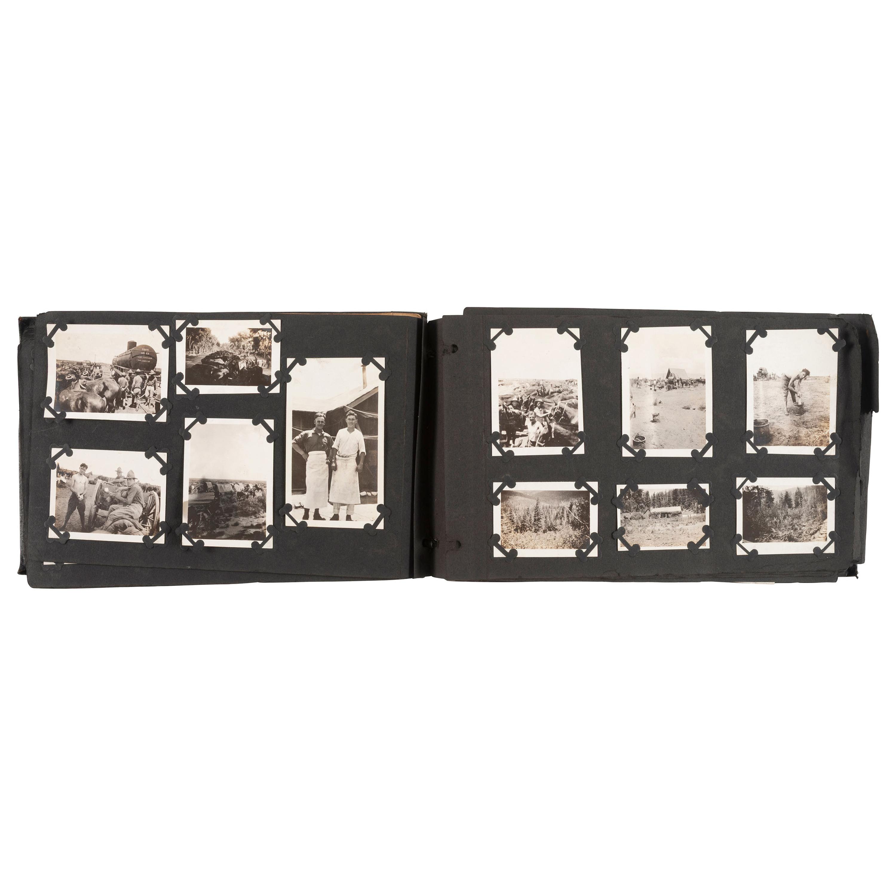 [Mexican Border War] Group of RPPCs and Albums from the Mexican Border War, incl. Fort Bliss and Eagle Pass.