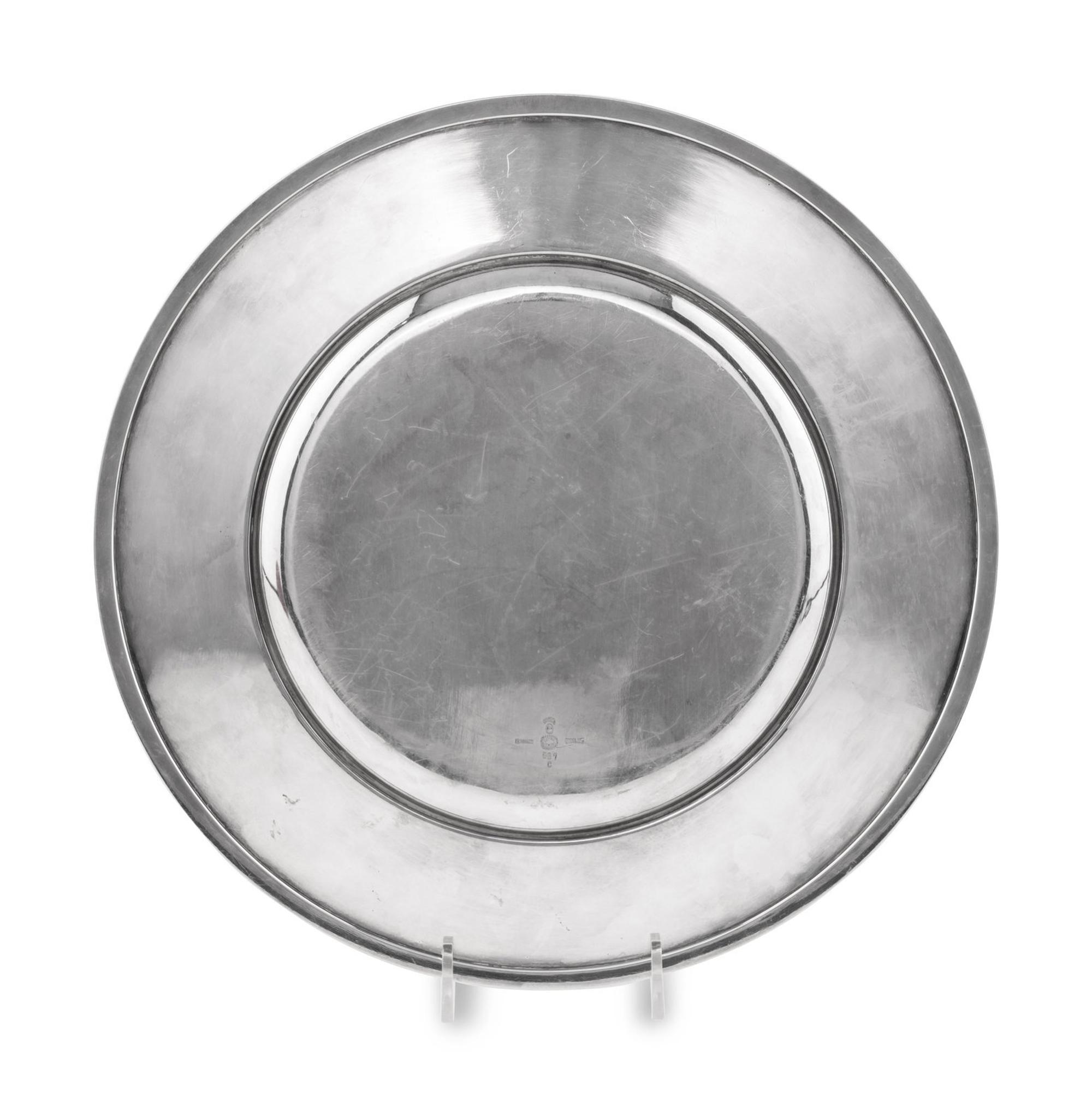 A Johan Rohde for Georg Jensen Silver Charger
