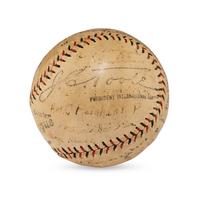 A 1923 Syracuse Stars Team Signed Autograph Baseball