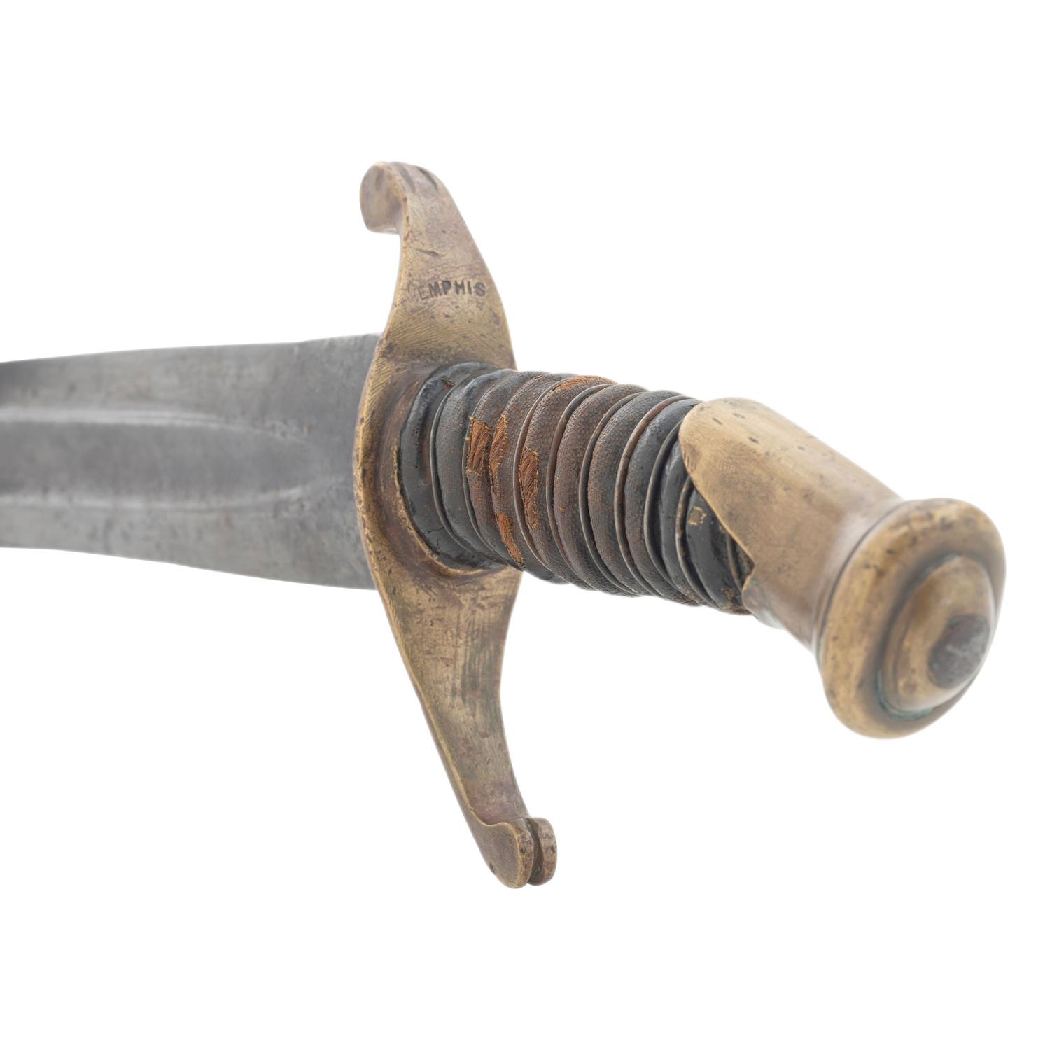 Memphis Marked Leech & Rigdon S-Guard Tennessee Side Knife with Scabbard