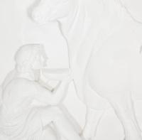 Two Cast Plaster Relief Panels After the Antique