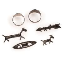Fred Harvey Era Silver Canine Themed Pins and Rings