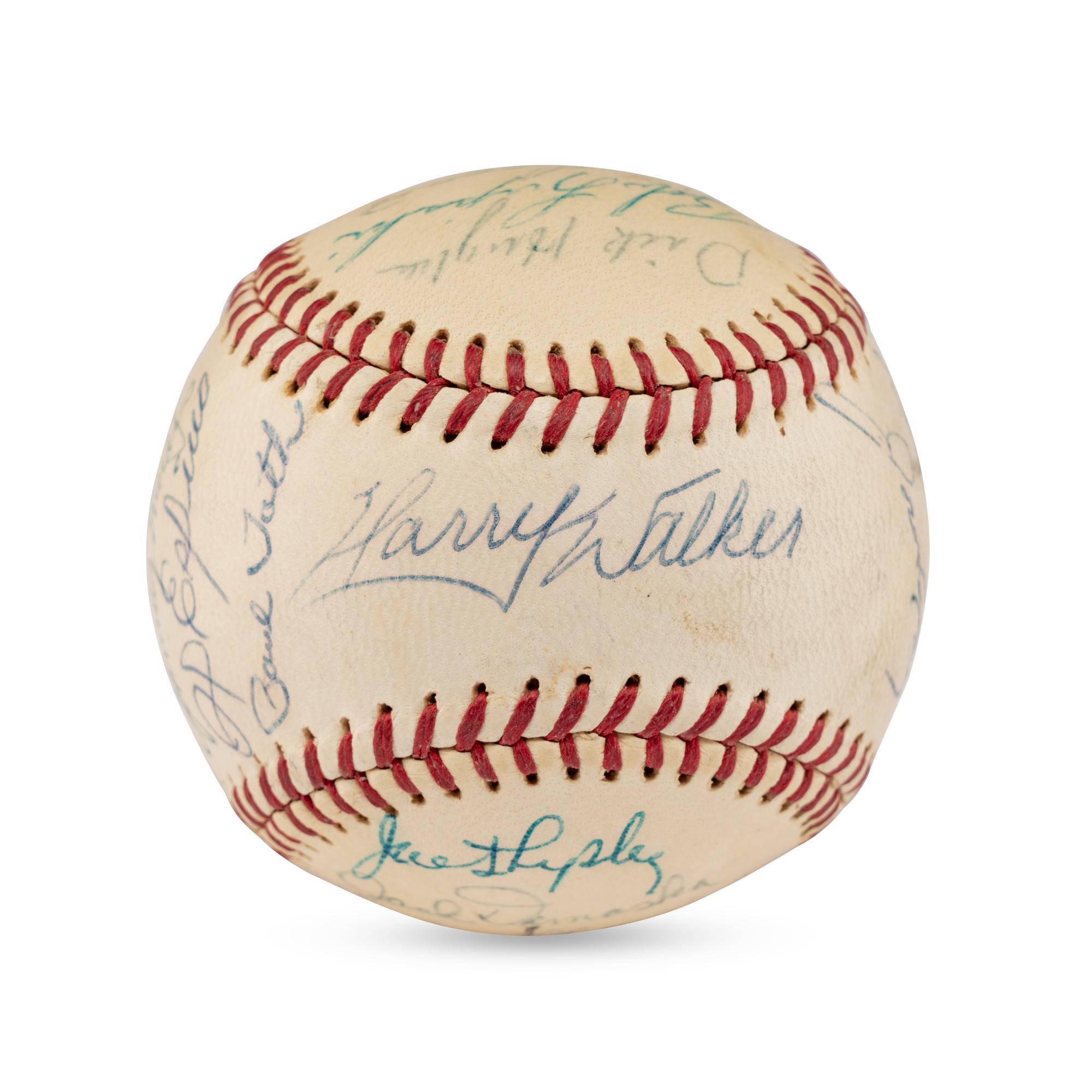 A 1964 Jacksonville Suns Team Signed Autograph Baseball
