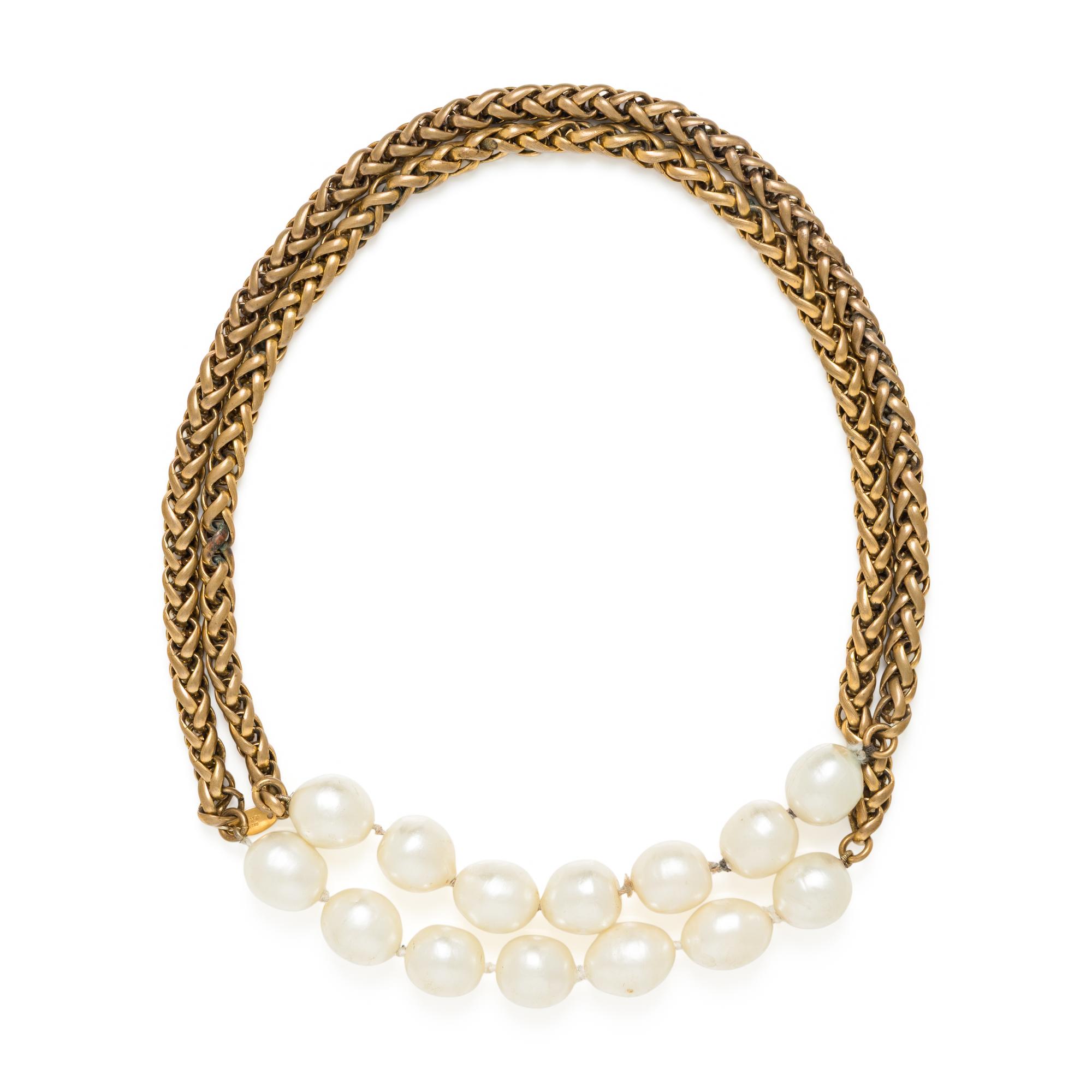 Chanel, Gripoix Pearl & Chain Sautoir