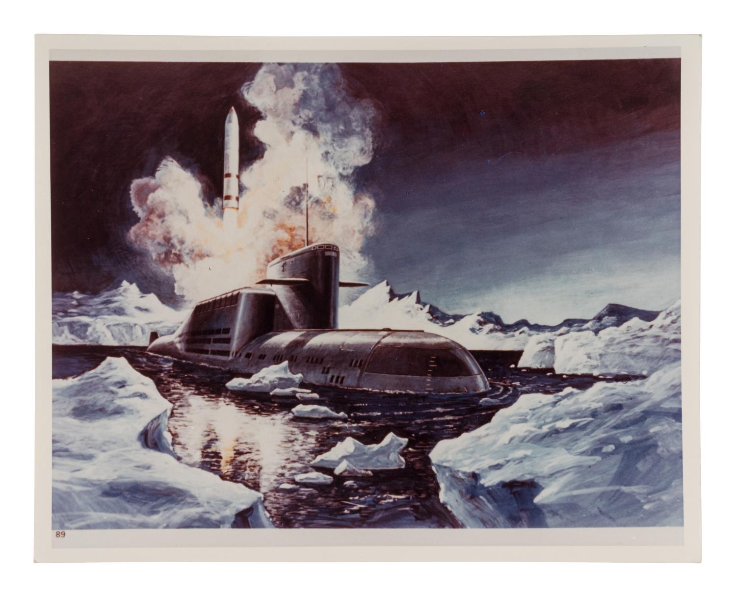 [MILITARY PHOTOGRAPHY]. Extensive archive of Soviet Navy photographs and artwork. Taken various locations, c.1940-1990.