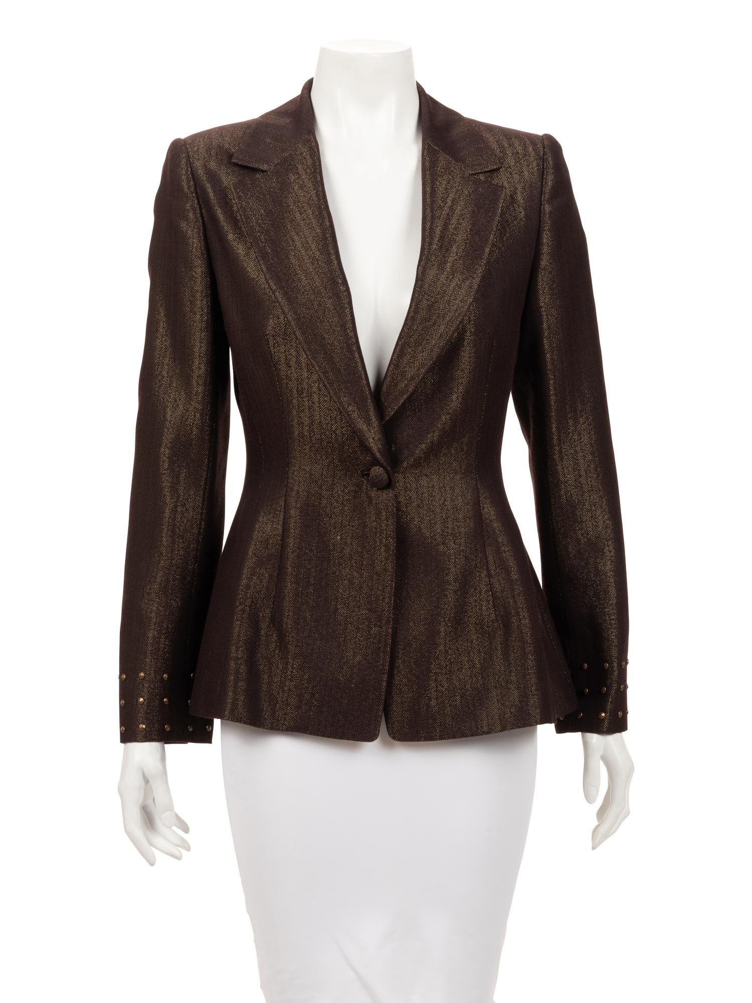 Two Fur-Trimmed Coats: One Badgley Mischka and One Scherrer, 1990-2010s