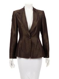 Two Fur-Trimmed Coats: One Badgley Mischka and One Scherrer, 1990-2010s
