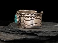 Silver and Turquoise Cuff Bracelet