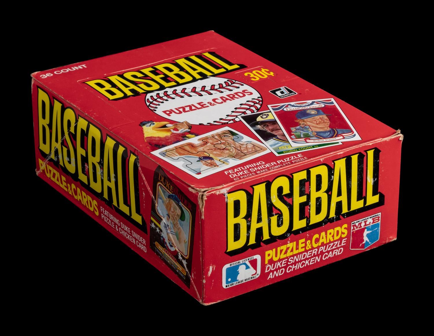 An Unopened Wax Box of 1984 Donruss Baseball Cards – Possible Don Mattingly Rookie