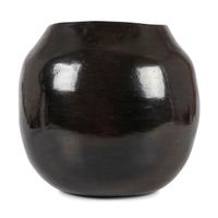 Blackware Pottery Storage Jar