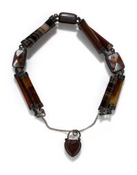 COLLECTION OF AGATE JEWELRY