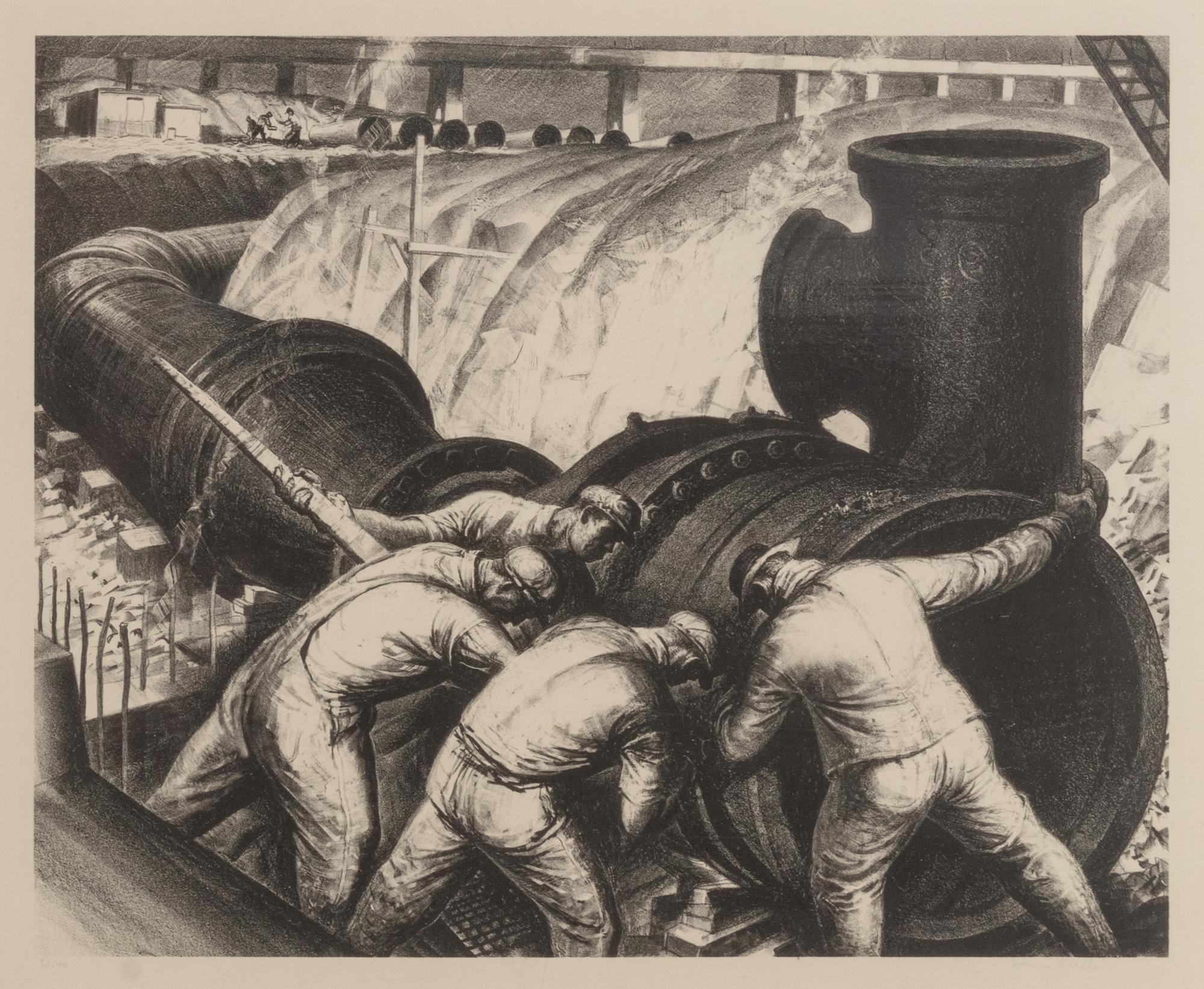 The Builders, Big Bend, and Pipe and Brawn (three works), 1932-38