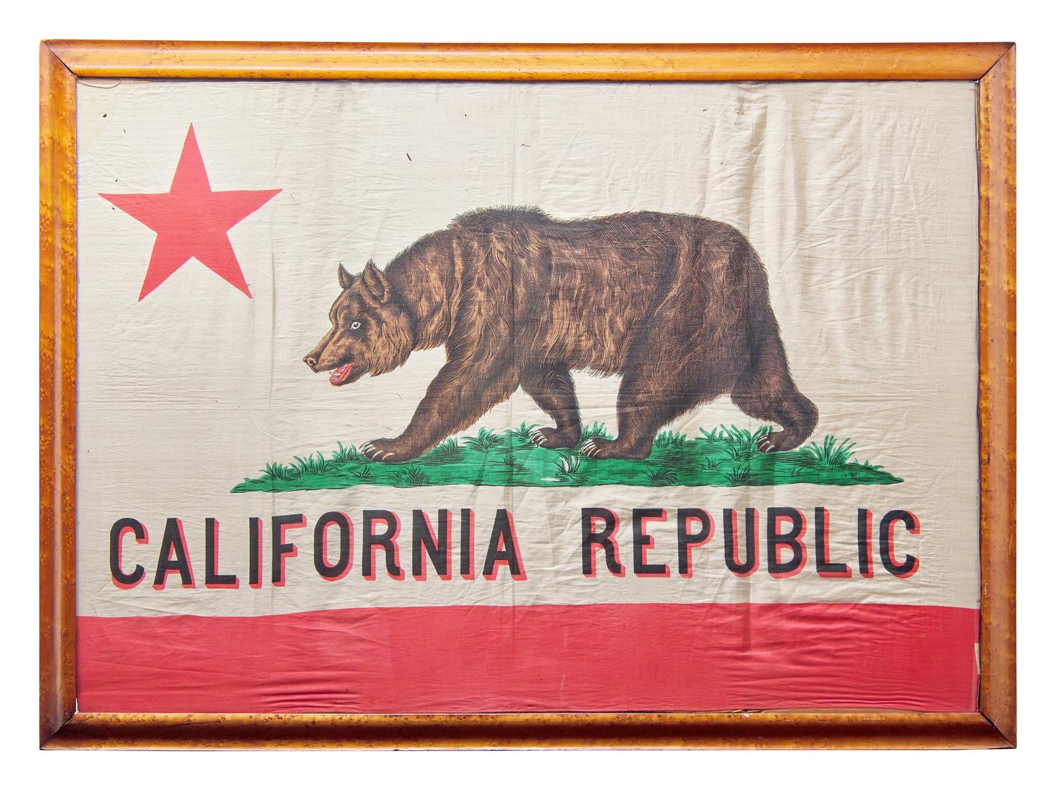 [California] California Republic State Flag