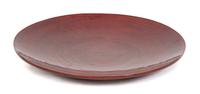 An Asian Red Lacquer Charger Diameter 21 3/4 inches. — 20TH CENTURY