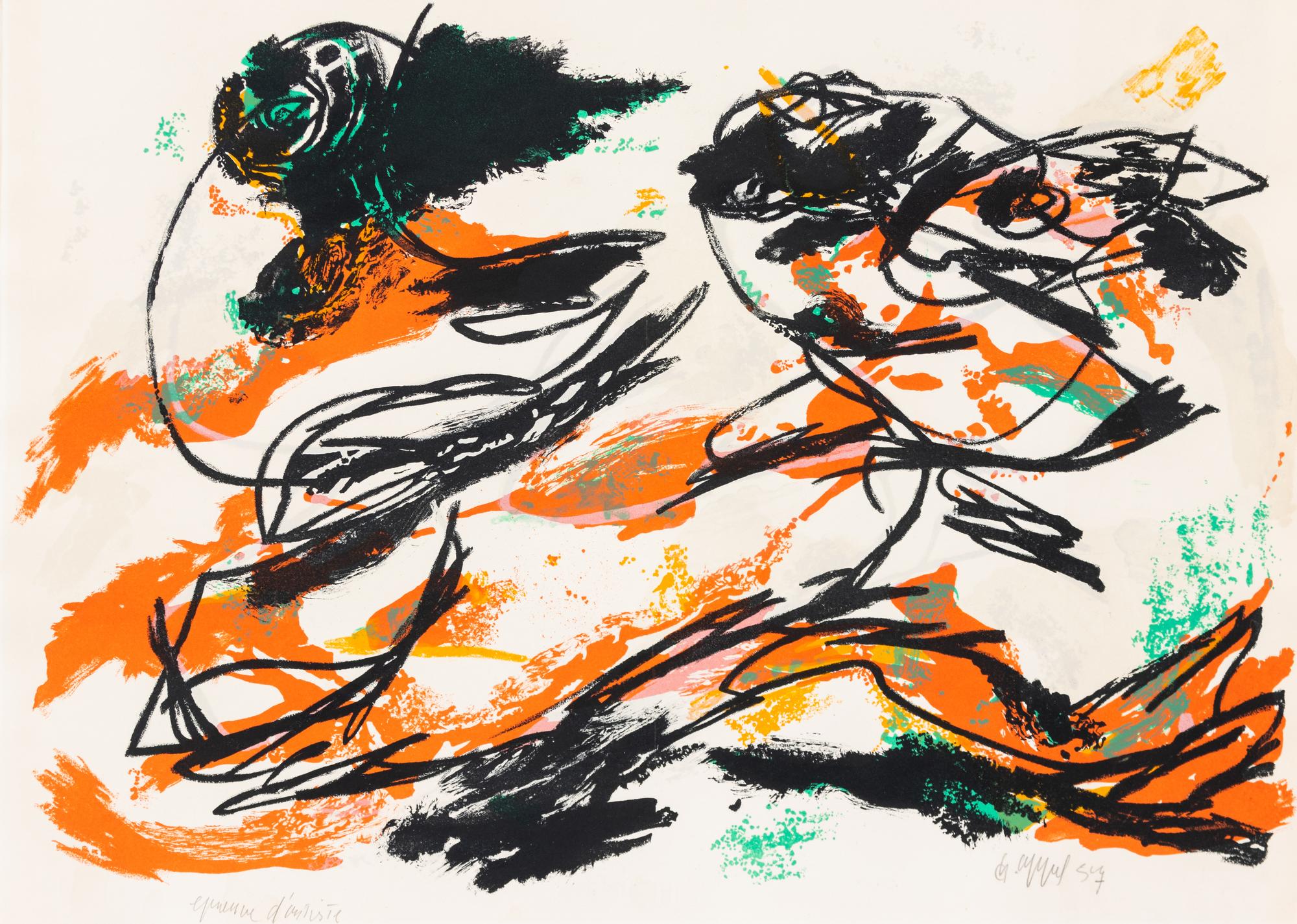 Karl Appel (American, 1921-2006) Untitled , 1957