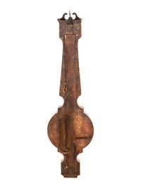 A Regency Mahogany Wheel Barometer
