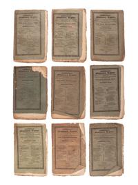 [POLITICS]. A large group of early 19th century pamphlets covering politics, land expansion, and finances, comprising: