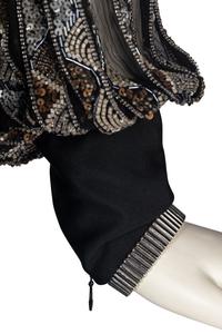 Two Gowns by Richilene and Carolina Herrera Accompanied by a Collection of Costume Jewelry